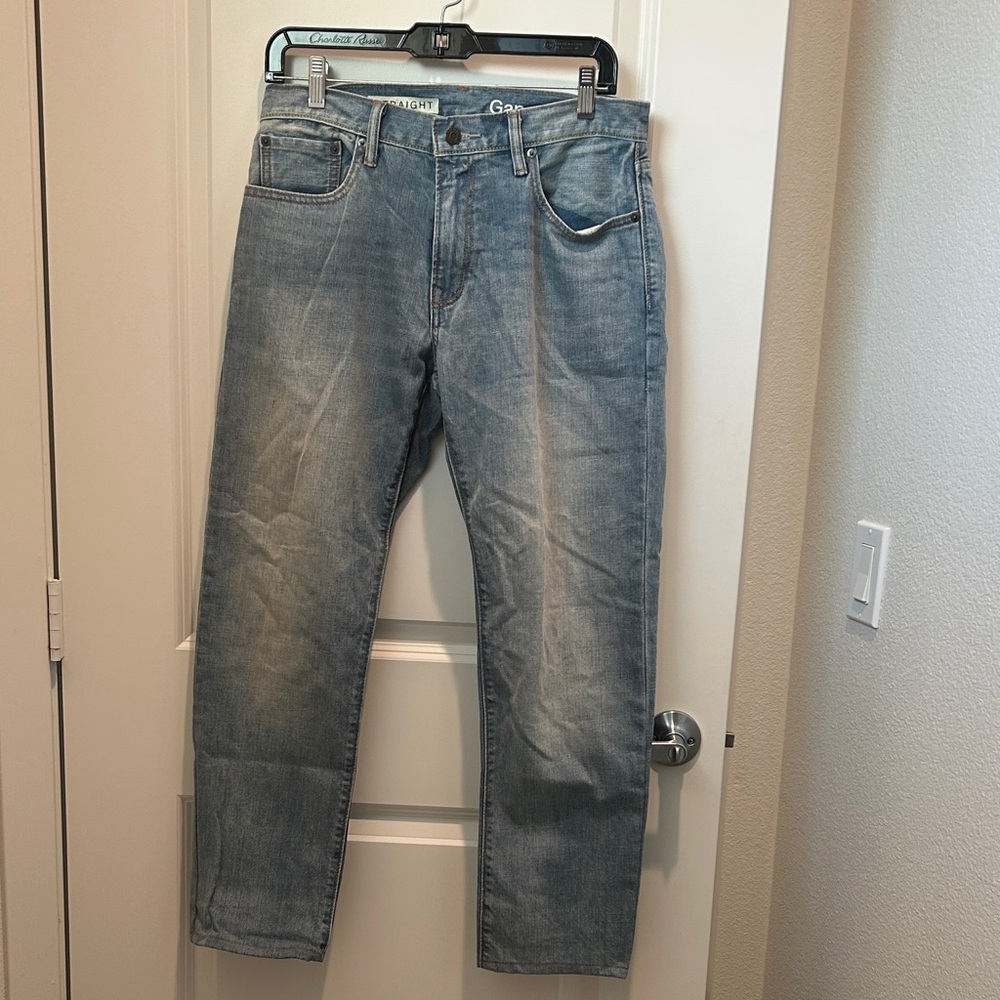 GAP Light Blue Men's Straight Jeans